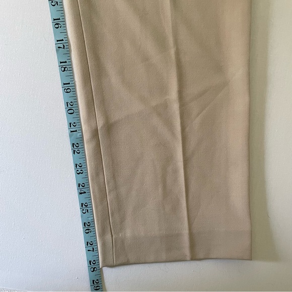Vince Camuto Dress Pants Slacks 14 St. Tropez Khaki Large - Picture 4 of 8